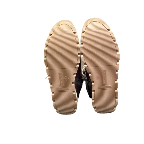 Alex Marie Thayla Maroon Olive Drab Leather / Suede Hi-Top Women Size 8.5 - Picture 5 of 6